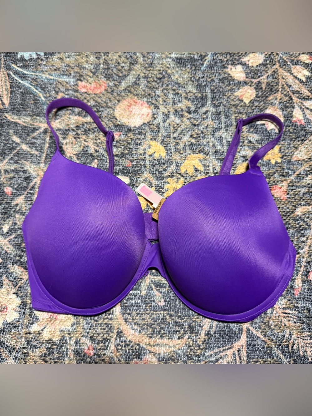 victoria’s secret pink wear everywhere push up bra purple 36DD NWT